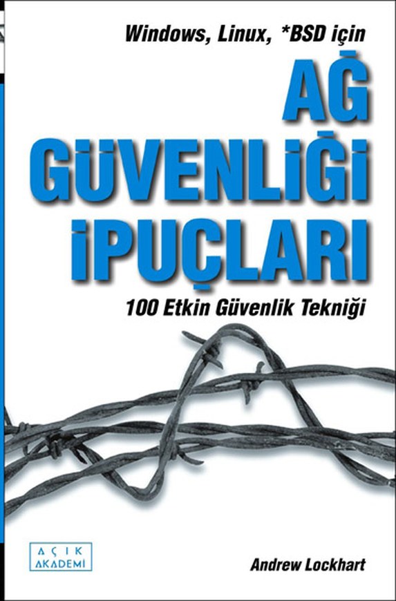 Cover of Ağ Güvenliği İpuçları, the Turkish edition of O’Reilly Network Security Hacks (2006)